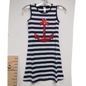 WHOLESALE- Girls Anchor Skater Dress